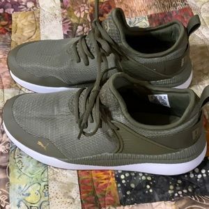 Puma Olive Green Sneakers